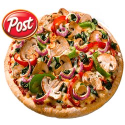 Pizza vegetariana  vegan-post   image