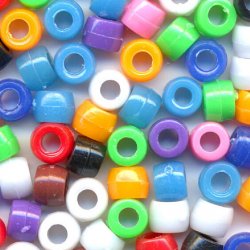 Margele colorate pentru bratari si coliere, 220 buc