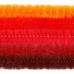 Set SARMA PLUSATA rosu-portocaliu, 30 cm, 25 bete