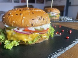 Cheesy lover Burger image