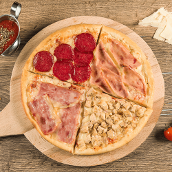 1+1 Pizza Four meat 30 cm image