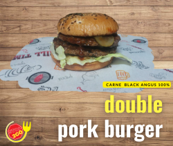 Pork double burger image