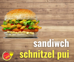 Sandwich cu schnitzel pui image