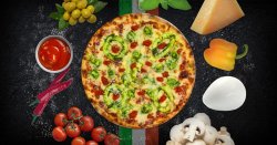 Pizza pesto di mare image