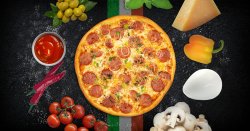 Pizza salami image