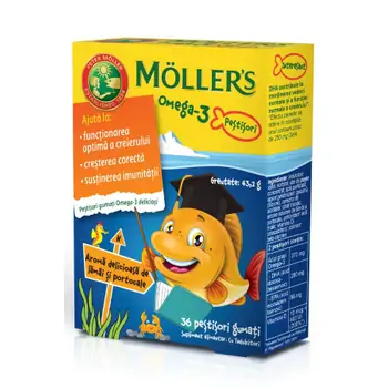 Mollers Omega 3 Pestisori x 36 jeleuri