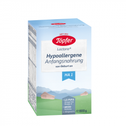 Topfer HA, Formula de lapte praf Hipoalergenic Lactana HA1 Bio, +0 luni, 600gr, Topfer