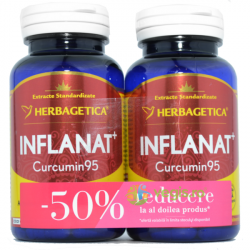 Inflanat Curcumin 95 Pachet 60capsule + 60 capsule (REDUCERE 50%)