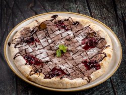 Crazy Nutella Pizza image