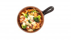 Cotlet de porc cu legume gratinate image