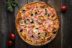 Pizza Cotto  e Funghi image