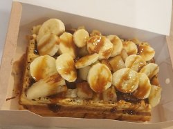Waffles dublă cu nutella image
