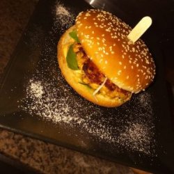 Burger Teriyaki cu cartofi prăjiți image