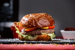 Premium Roma cheeseburger image