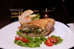 Ciabatta sandwich ton image