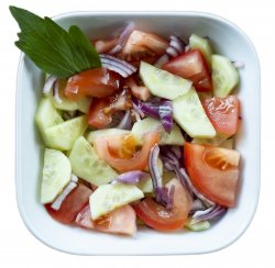 Salată de roșii, castraveți, ceapă image