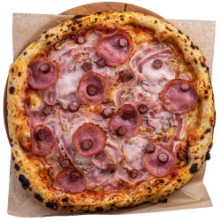 Grande pizza molto carne 40 cm image