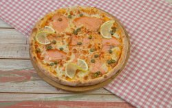 Pizza salmone image