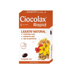 Ciocolax Rapid, 10 capsule, Solacium Pharma