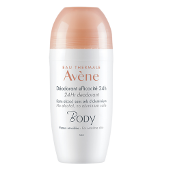 Deodorant roll-on pentru piele sensibila, 50 ml, Avene Body
