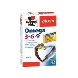 Omega 3-6-9 + vitamina E, 30 capsule, Doppelherz