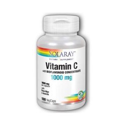 Vitamina C 1000mg, 100 capsule, Solaray