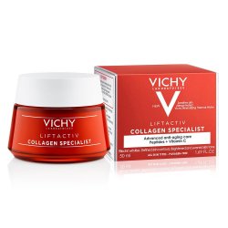 Cremă de zi antirid pentru toate tipurile de ten Liftactiv Collagen Specialist, 50 ml, Vichy
