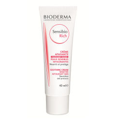 Crema hidratanta pentru piele uscata sau intoleranta Sensibio Rich, 40 ml, Bioderma
