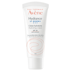 Crema hidratanta pentru ten uscat si foarte uscat SPF 30 Hydrance, 40 ml, Avene