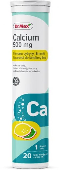 Dr.Max Calcium 500mg 20cpr efervescente