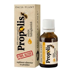 Extract natural de propolis fără alcool, 20 ml, Dacia Plant
