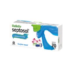 Herbaflu Septosol, cu albastru de metilen, 20 comprimate, Biofarm