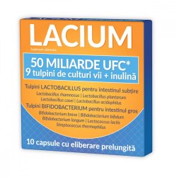 Lacium 50 miliarde UFC, 10 capsule, Natur Produkt