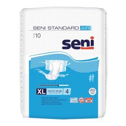 Scutece cu sistem închis Seni Standard Air, Extra Large, 10..