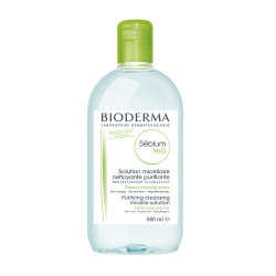 Soluție micelară ten mixt și gras H2O Sebium, 500 ml, Bioderma
