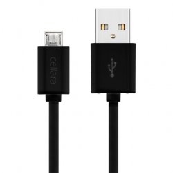 Cablu de date Cellara Micro-usb - Negru