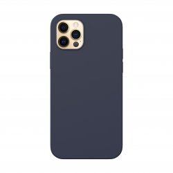 Capac protecție spate Silicon Slim Pentru Iphone 12 Pro Max - Albastru