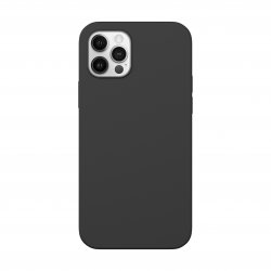 Capac protecție spate Silicon Slim Pentru Iphone 12 Pro Max - Negru