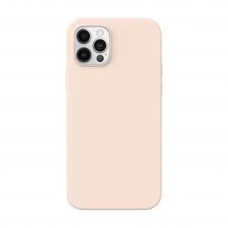 Capac protecție spate Silicon Slim Pentru Iphone 12 Pro Max - Roz