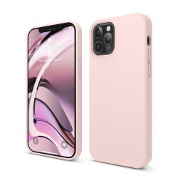 Capac protecție spate Silicon Soft Pentru Iphone 12/12 Pro - Roz