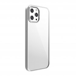 Capac protecție spate Tpu Electro Pentru Iphone 12/12 Pro - Argintiu image