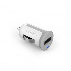 Încărcator auto Cellara Cu Slot Usb 2.4a - Alb