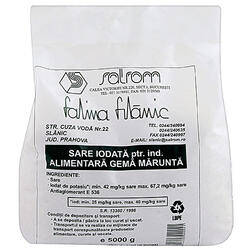 Salrom Sare Iodată Gema Măruntă 5Kg