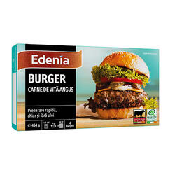 Edenia Burger Vită Angus 454 g