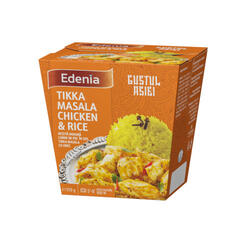 Edenia Pui Tikka Masala Cu Orez 350 g