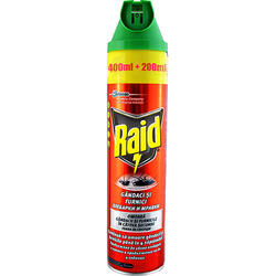 Raid Spray Gandaci & Furnici 400+200Ml