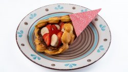 Nutella, Banana & Strawberries image