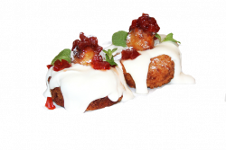 Papanași cu smântână dulceață image