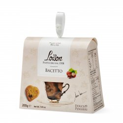 Loison - Biscuiti cu ciocolata si alune de padure Bacetto 200g
