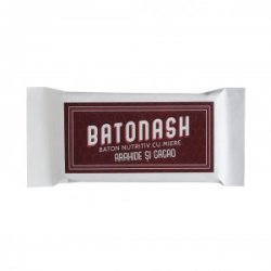 Batonash - BATON NUTRITIV CU MIERE - ARAHIDE SI CACAO 50G